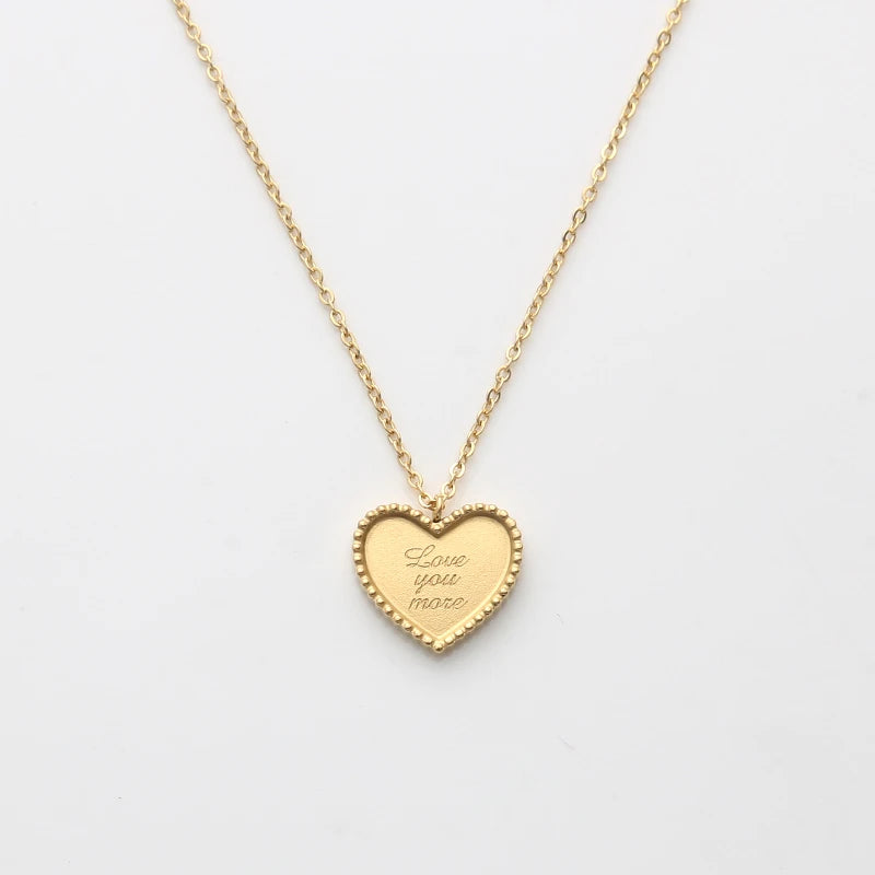 Collier Cœur Doré