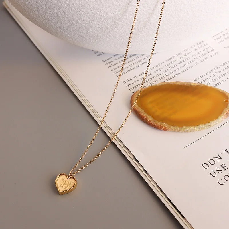 Collier Cœur Doré