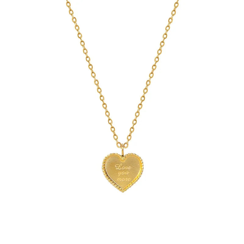 Collier Cœur Doré