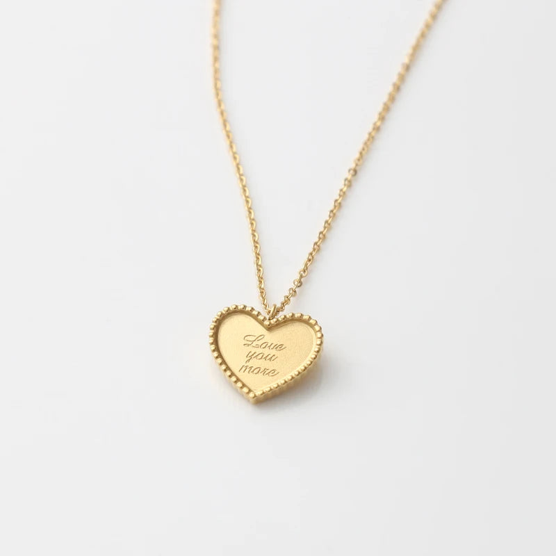 Collier Cœur Doré