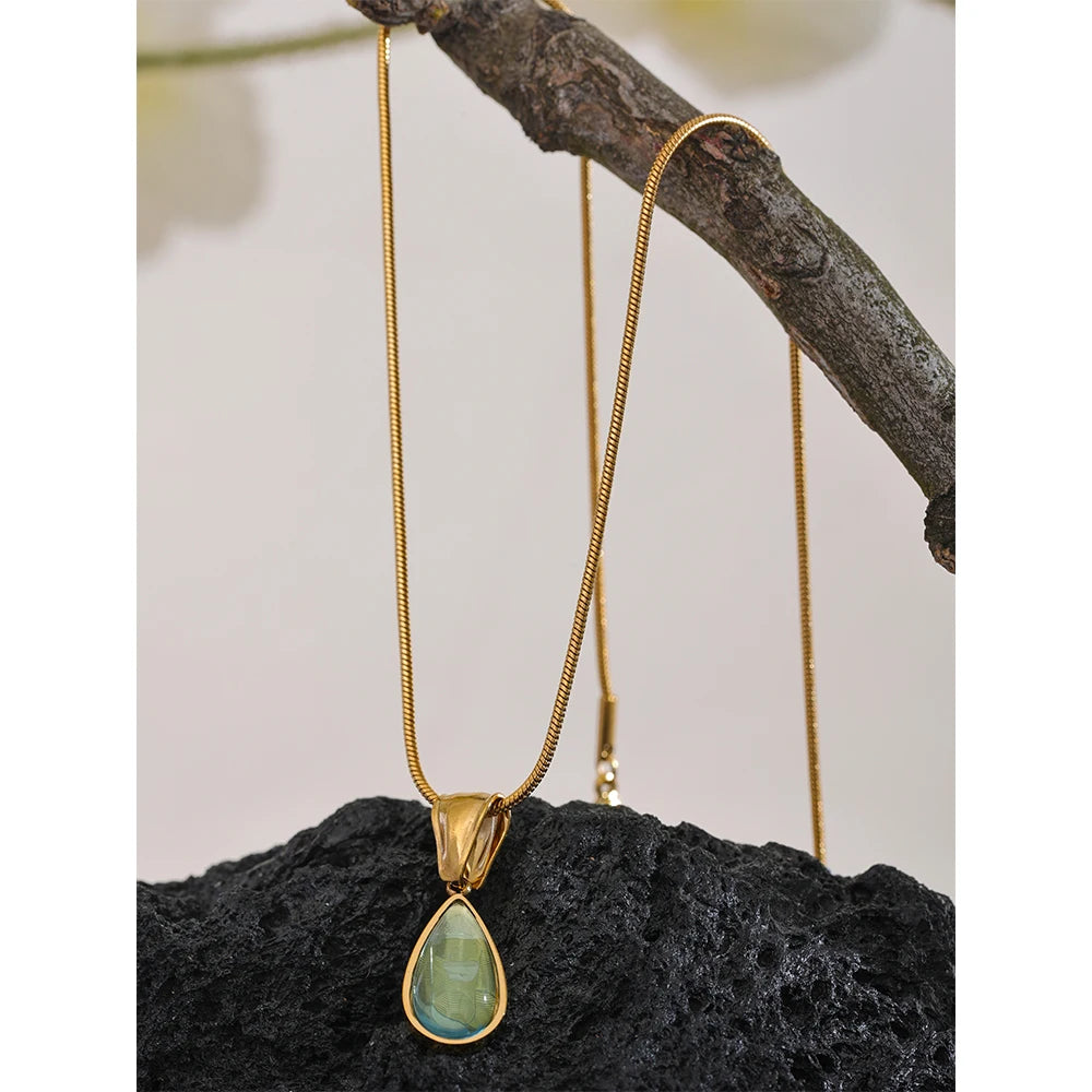 Collier Goutte Doré