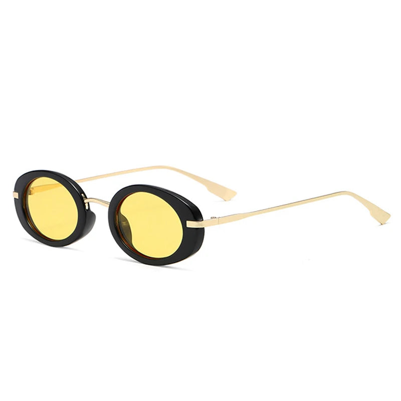 Lunettes rondes écaille et branches dorées
