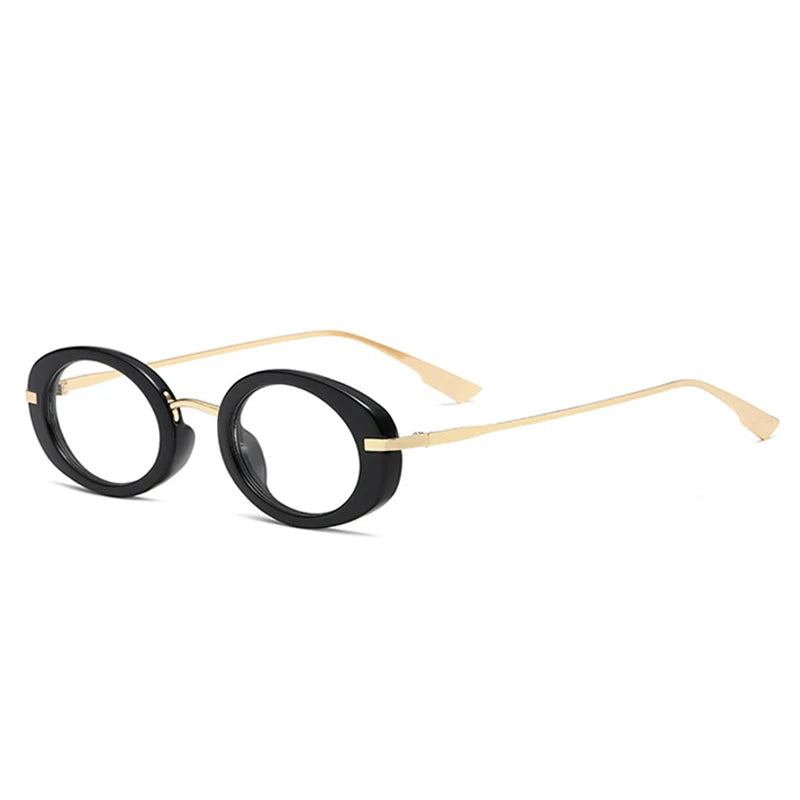 Lunettes rondes écaille et branches dorées