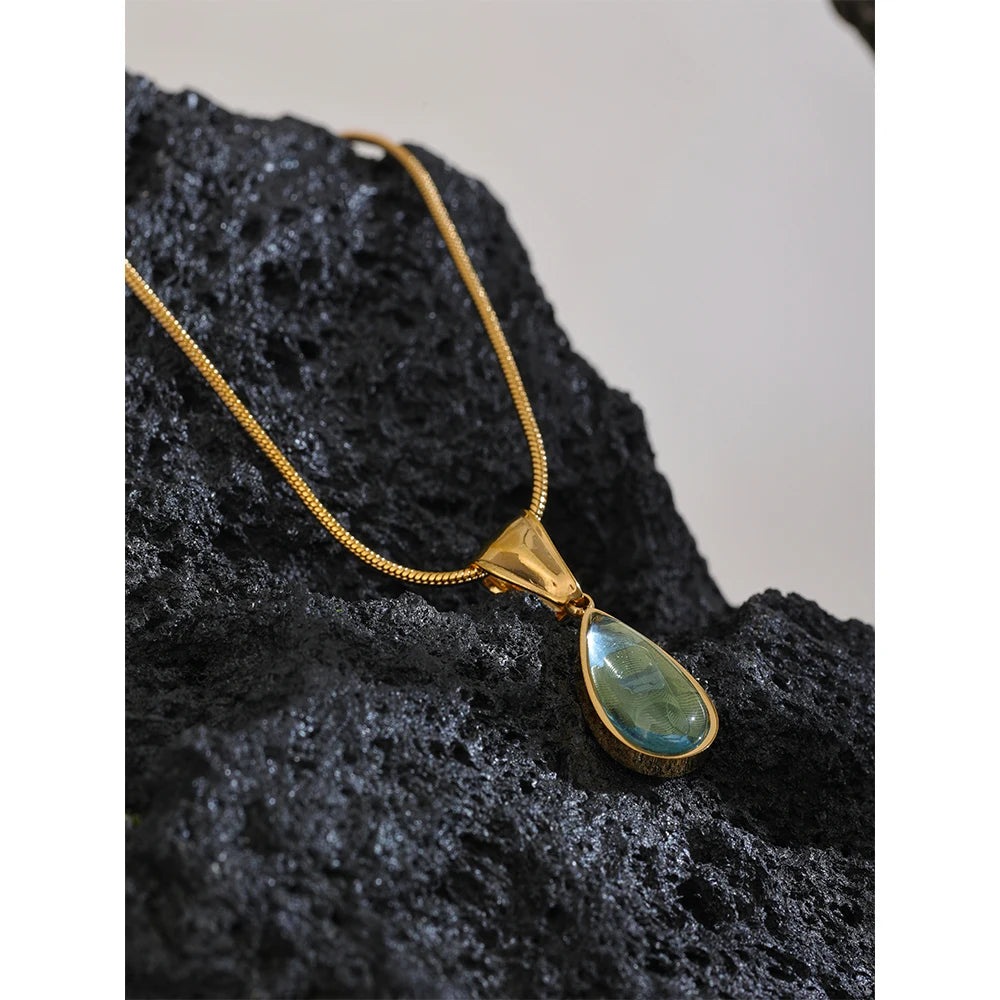 Collier Goutte Doré