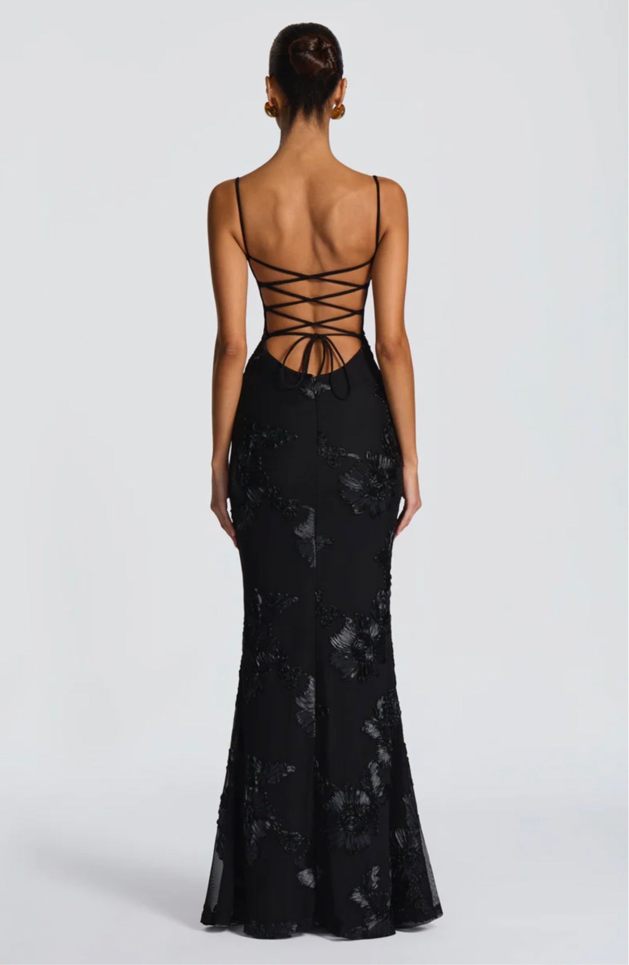 NEFERTITI MAXI DRESS - BLACK