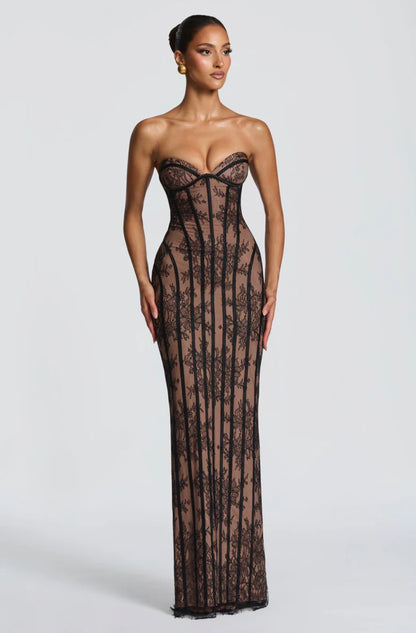 SIAN MAXI DRESS - BLACK