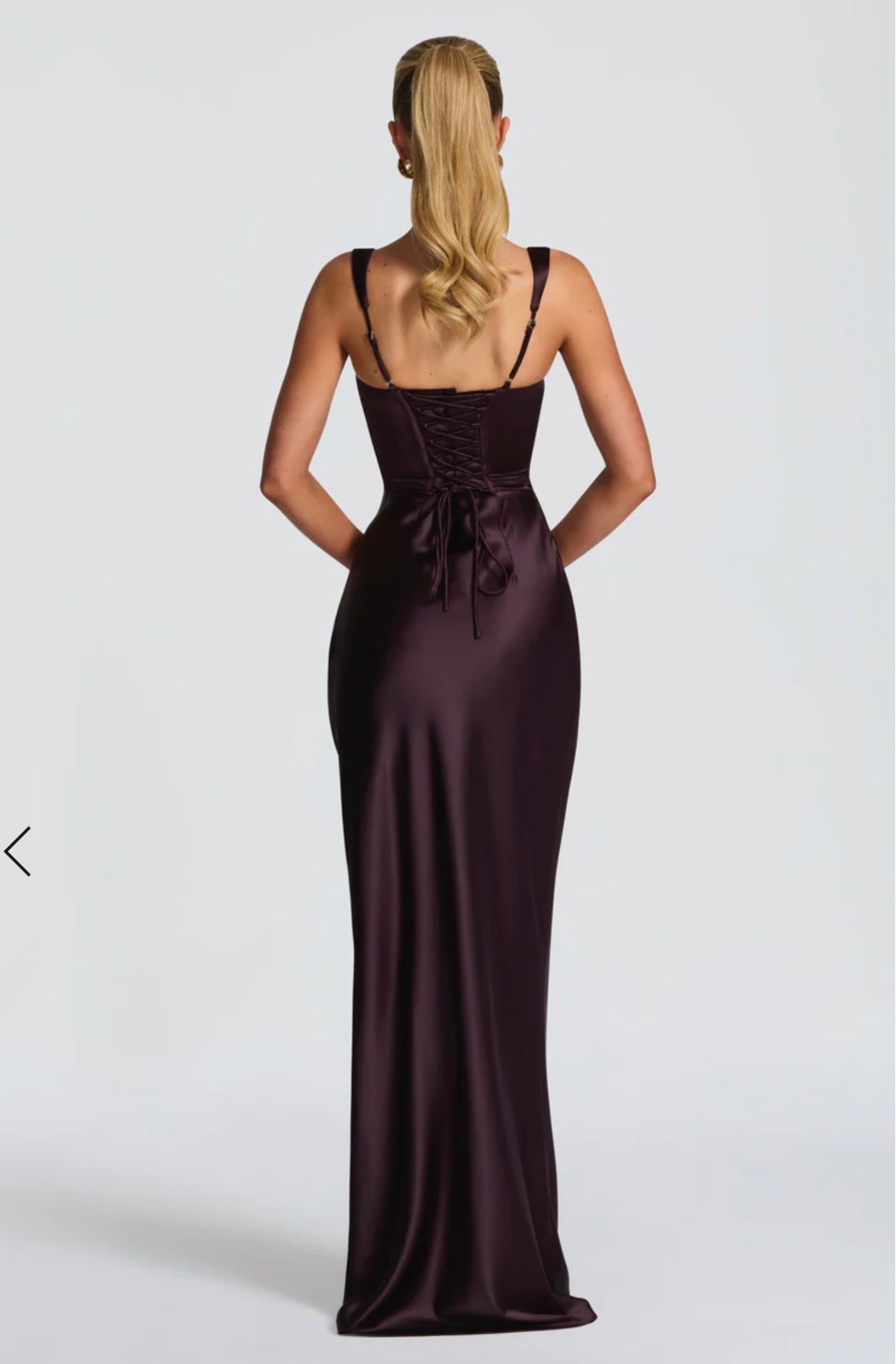 CALANTHE MAXI DRESS - PLUM