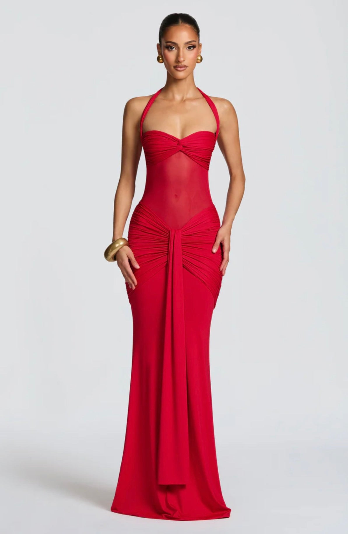 VIXEN MAXI DRESS - RED
