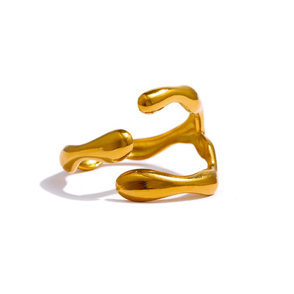 Bague Fluide Dorée