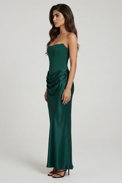 MAGGIE MAXI DRESS - EMERALD