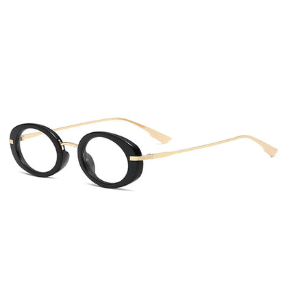 Lunettes rondes écaille et branches dorées