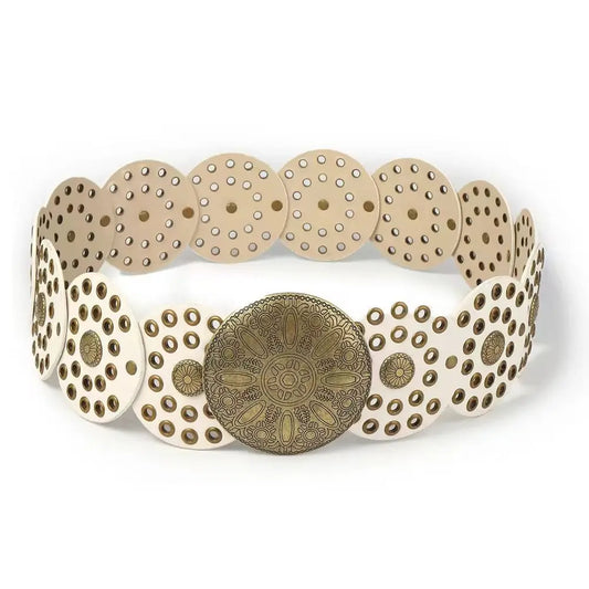 Ceinture ronde vintage large