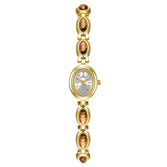 Montre vintage dorée élégante pour femme