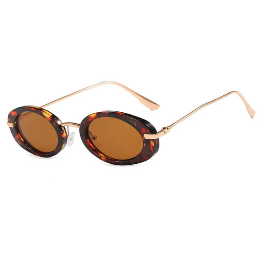 Lunettes de soleil rétro ovales