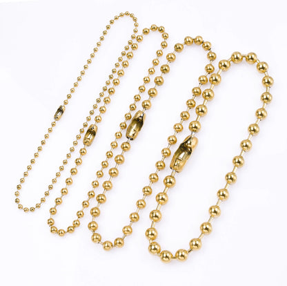 Collier boule argenté avec pendentif cœur