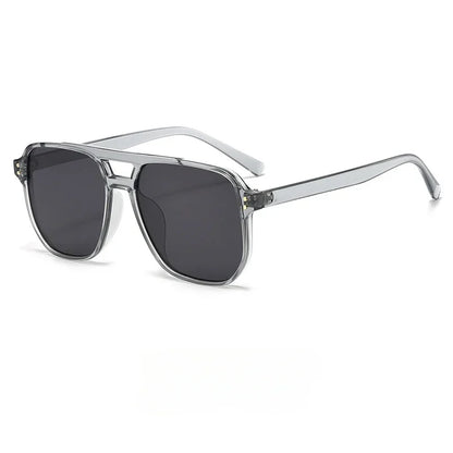 Retro Square Pilot Sunglasses Women Men 70s Vintage Trendy Plastic Frame Sun Glasses